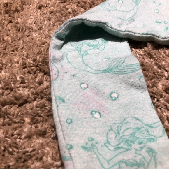 Disney Princess The little Mermaid Ariel 2pieces pajamas size 4 HH - Picture 4 of 6